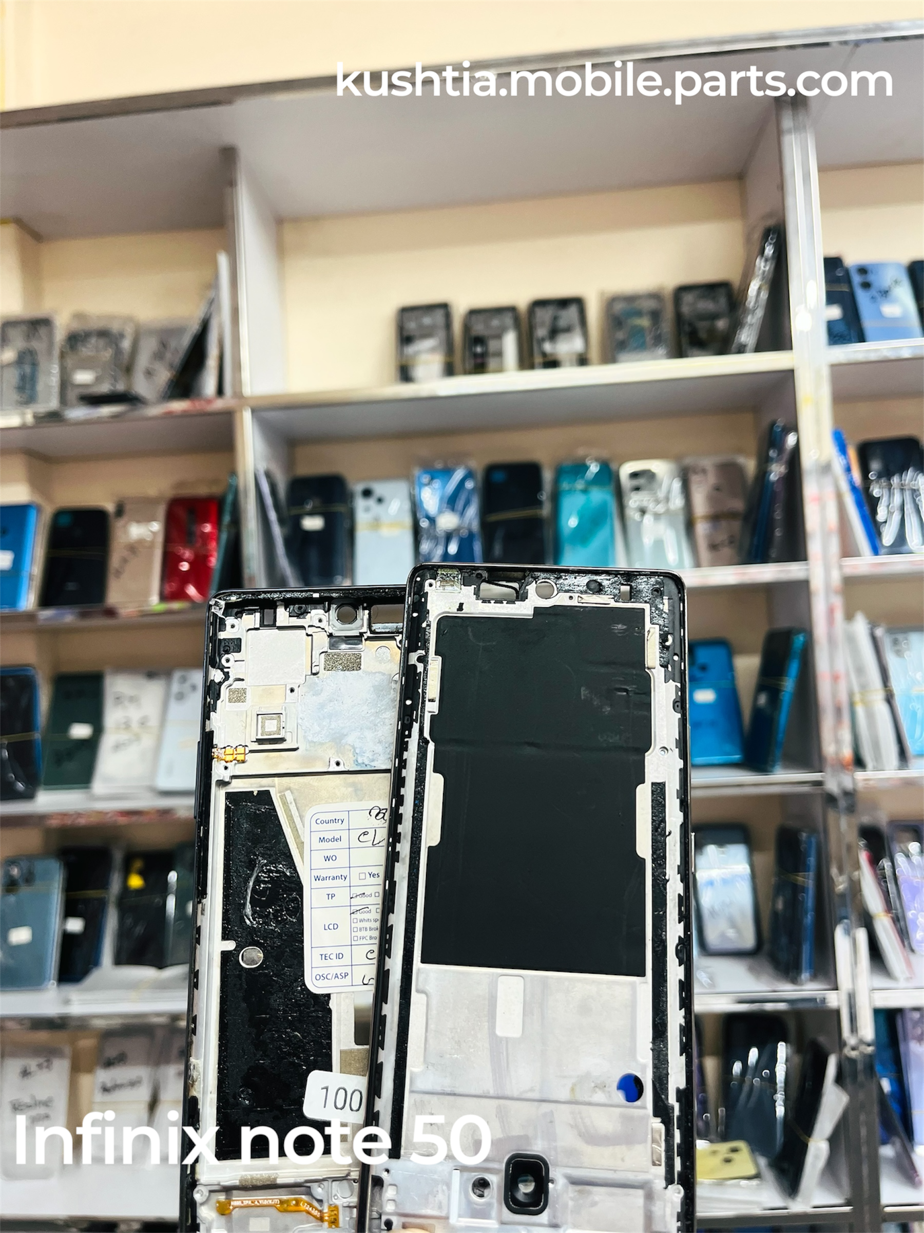 Infinix Note 50 4G Body Middle Frame Price in Bangladesh